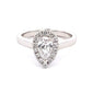 Pear Shaped Diamond Halo Style Ring - 0.88cts  Gardiner Brothers   