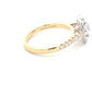 Oval shaped Diamond Halo Cluster Style Ring - 1.48cts  Gardiner Brothers   