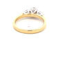 Oval and Pear Shaped Diamond 3 Stone Ring - 0.81cts  Gardiner Brothers   