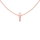 Nova pendant attachment on chain Gardiner Brothers Rose Gold