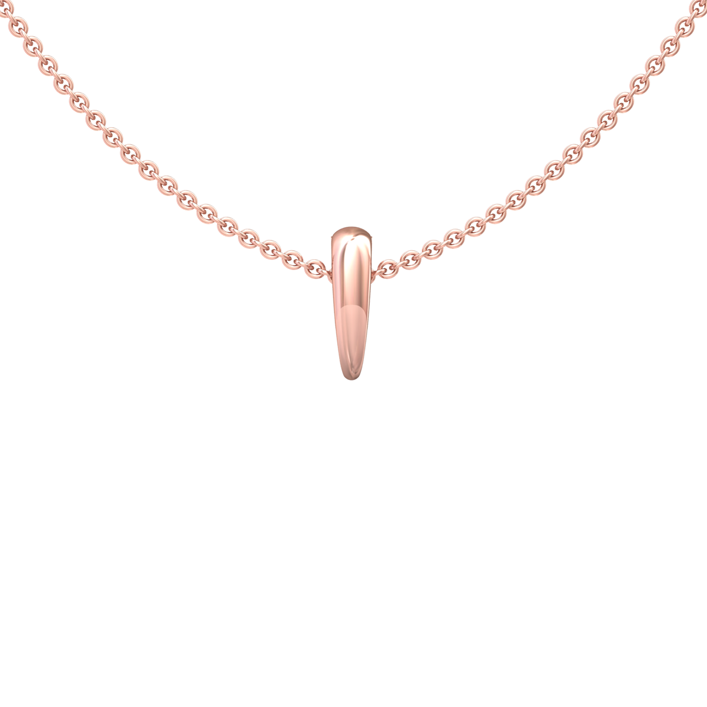 Nova pendant attachment on chain Gardiner Brothers Rose Gold