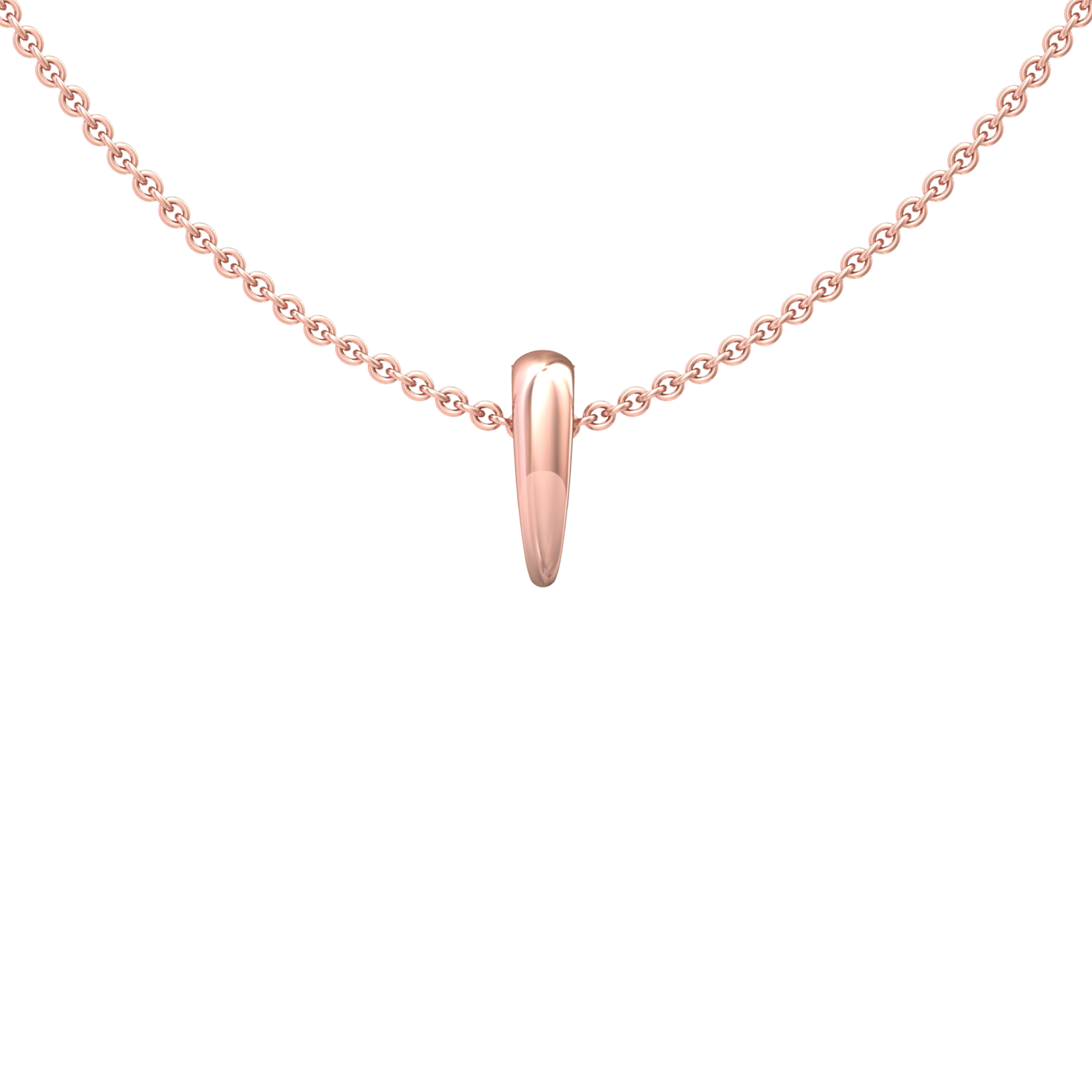 Nova pendant attachment on chain Gardiner Brothers Rose Gold