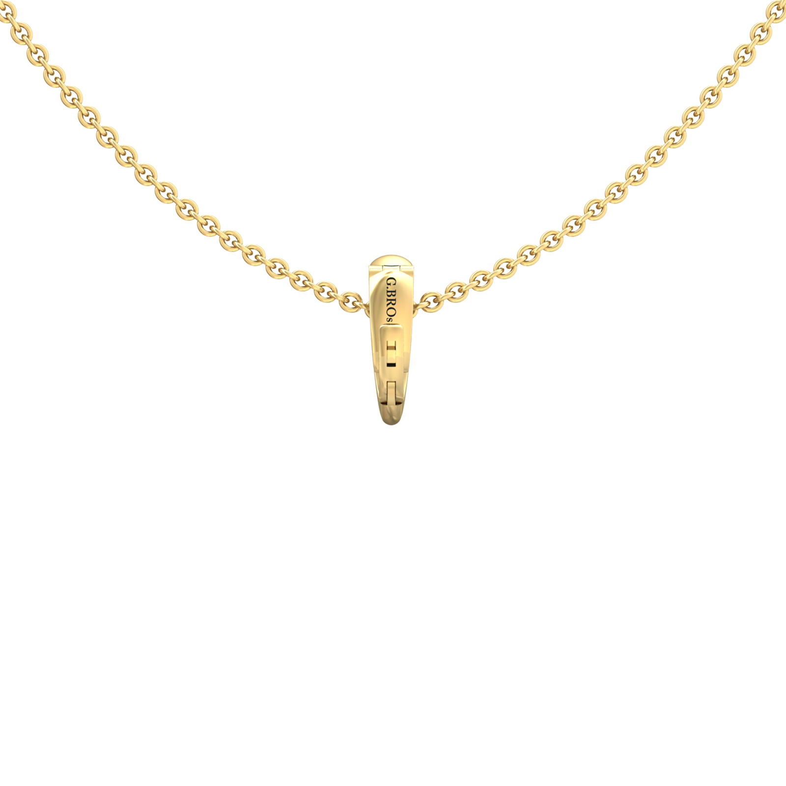 Nova pendant attachment on chain Gardiner Brothers