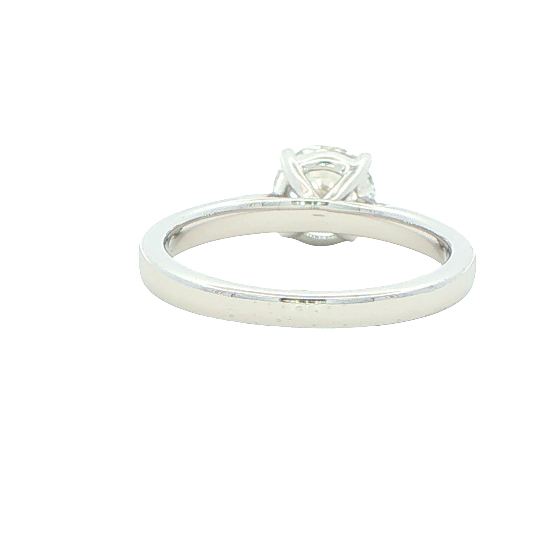 Platinum Round Brilliant Cut Diamond Solitaire Ring - 1.20cts gardiner-brothers