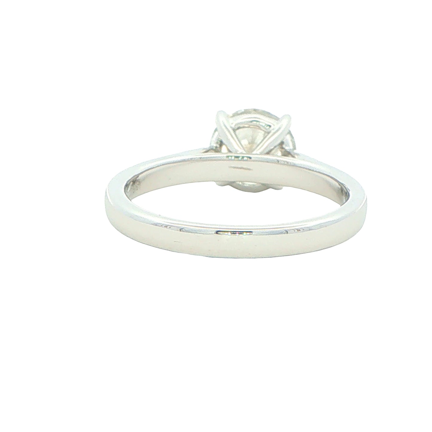 Platinum Round Brilliant Cut Diamond Solitaire Ring - 1.51cts Gardiner Brothers