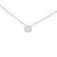 Round Brilliant Cut Rub-over Style Diamond Pendant - 0.40cts Gardiner Brothers
