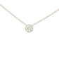 Round Brilliant Cut Rub-over Style Diamond Pendant - 0.52cts Gardiner Brothers