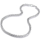 Silver Parmier Link Necklace  Gardiner Brothers   