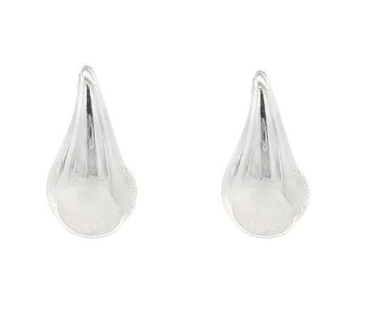 Silver Solid TearDrop Earrings Gardiner Brothers