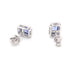 Yellow and White Gold Octagonal Tanzanite Earrings  Gardiner Brothers   