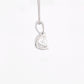 Round Brilliant Cut Diamond Fancy Style Solitaire Pendant - 0.51cts  Gardiner Brothers   