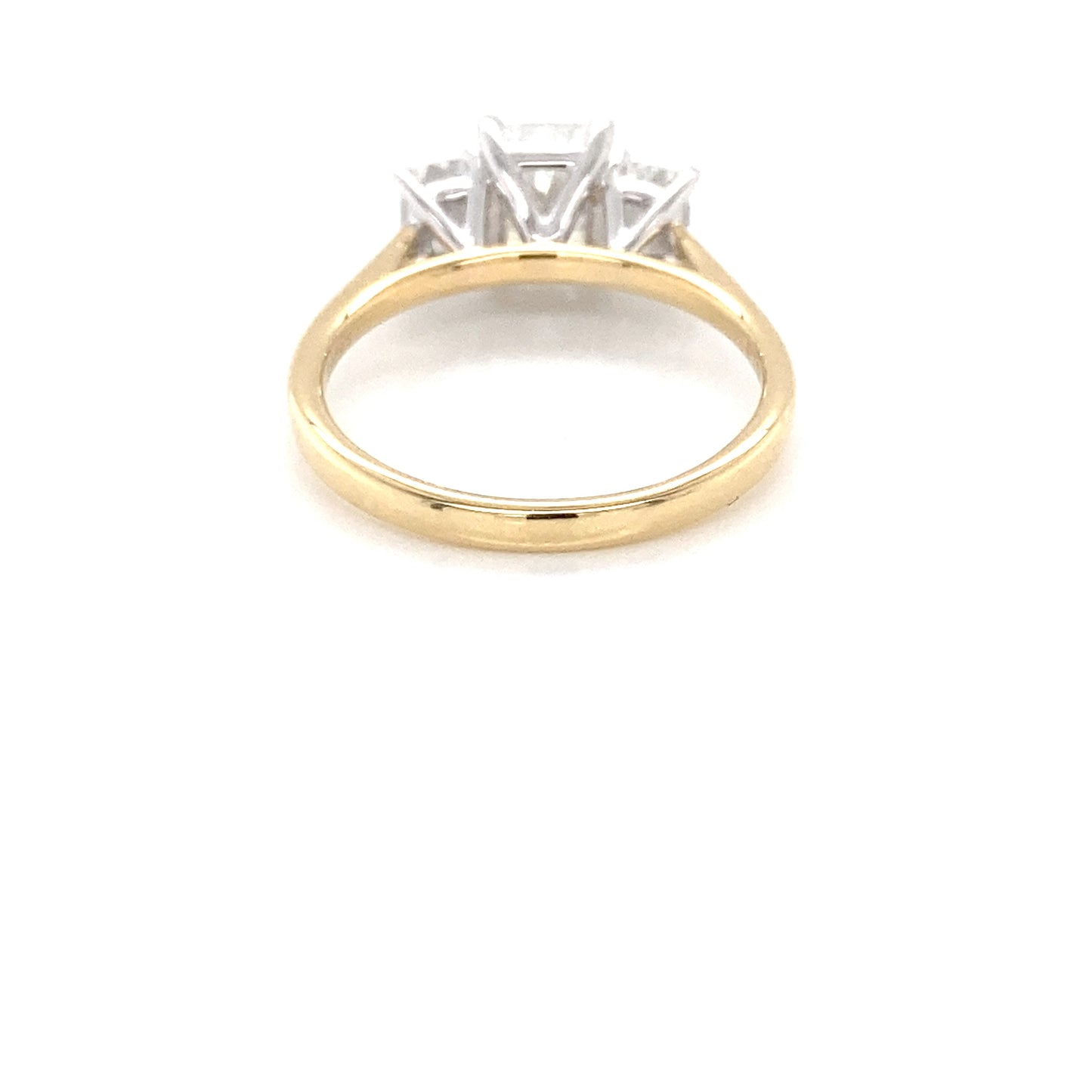 Radiant cut diamond 3 stone ring - 1.63cts  Gardiner Brothers   