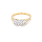 Oval Shaped Diamond 3 Stone Ring with Diamond set shoulders - 1.11cts  Gardiner Brothers   