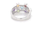 White Gold Multi Gemstone Bubble Style Ring  Gardiner Brothers   