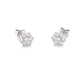 Round Brilliant cut diamond 7 stone cluster style earring  Gardiner Brothers   