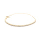 Yellow Gold, Half Set Diamond Tennis Bracelet  Gardiner Brothers   