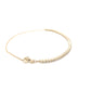 Yellow Gold, Half Set Diamond Tennis Bracelet  Gardiner Brothers   