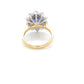 Oval Sapphire and Round Brilliant cut diamond cluster style ring Gardiner Brothers