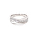 Round Brilliant Cut Diamond X-Over Eternity Ring Gardiner Brothers