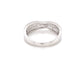 Round Brilliant Cut Diamond X-Over Eternity Ring Gardiner Brothers