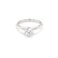 Round Brilliant Cut Diamond Solitaire Ring with 'Knife Edge' Band - 0.70cts Gardiner Brothers