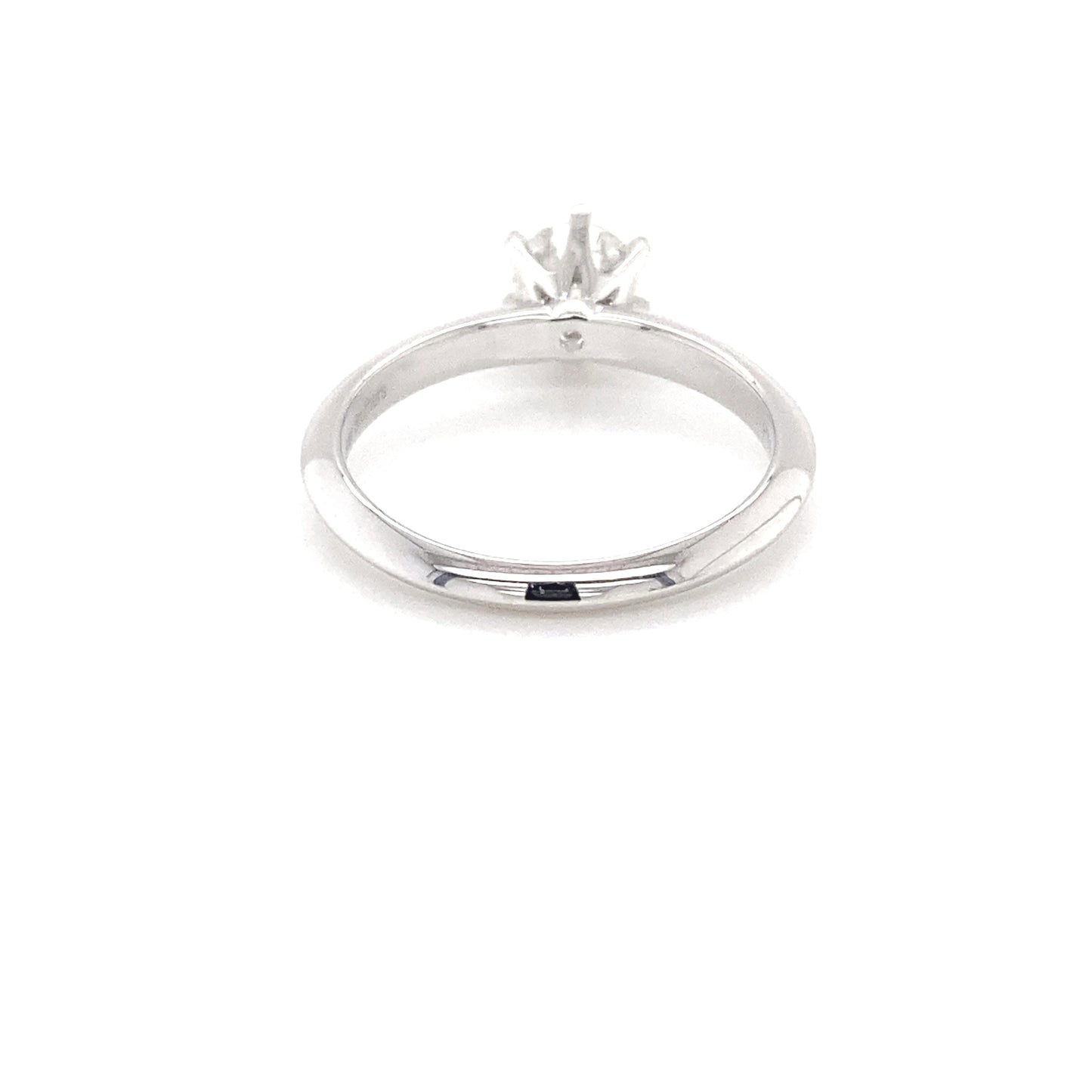 Round Brilliant Cut Diamond Solitaire Ring with 'Knife Edge' Band - 0.70cts Gardiner Brothers