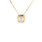 Lab Grown Emerald Cut Diamond Solitaire Pendant Gardiner Brothers