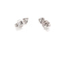 Round Brilliant Cut Diamond Fancy Style Solitaire Earrings - 0.20cts Gardiner Brothers