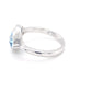 Pear shaped Topaz and round brilliant cut diamond ring Gardiner Brothers