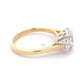 Oval and round brilliant cut diamond 3 stone ring - 1.40cts Gardiner Brothers