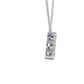 Round Brilliant Cut Diamond 3 Stone Drop Pendant - 0.90cts Gardiner Brothers