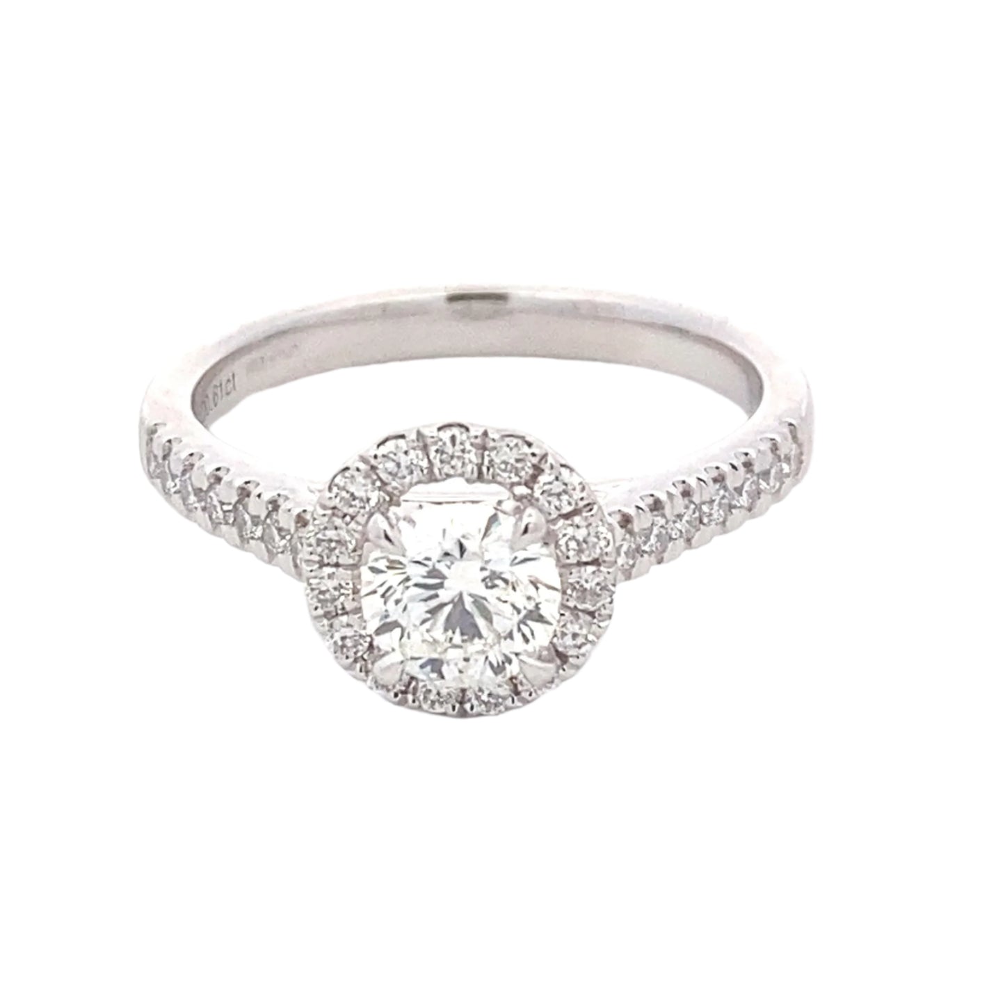 Aurora Cut Diamond Halo Ring - 0.91cts Gardiner Brothers