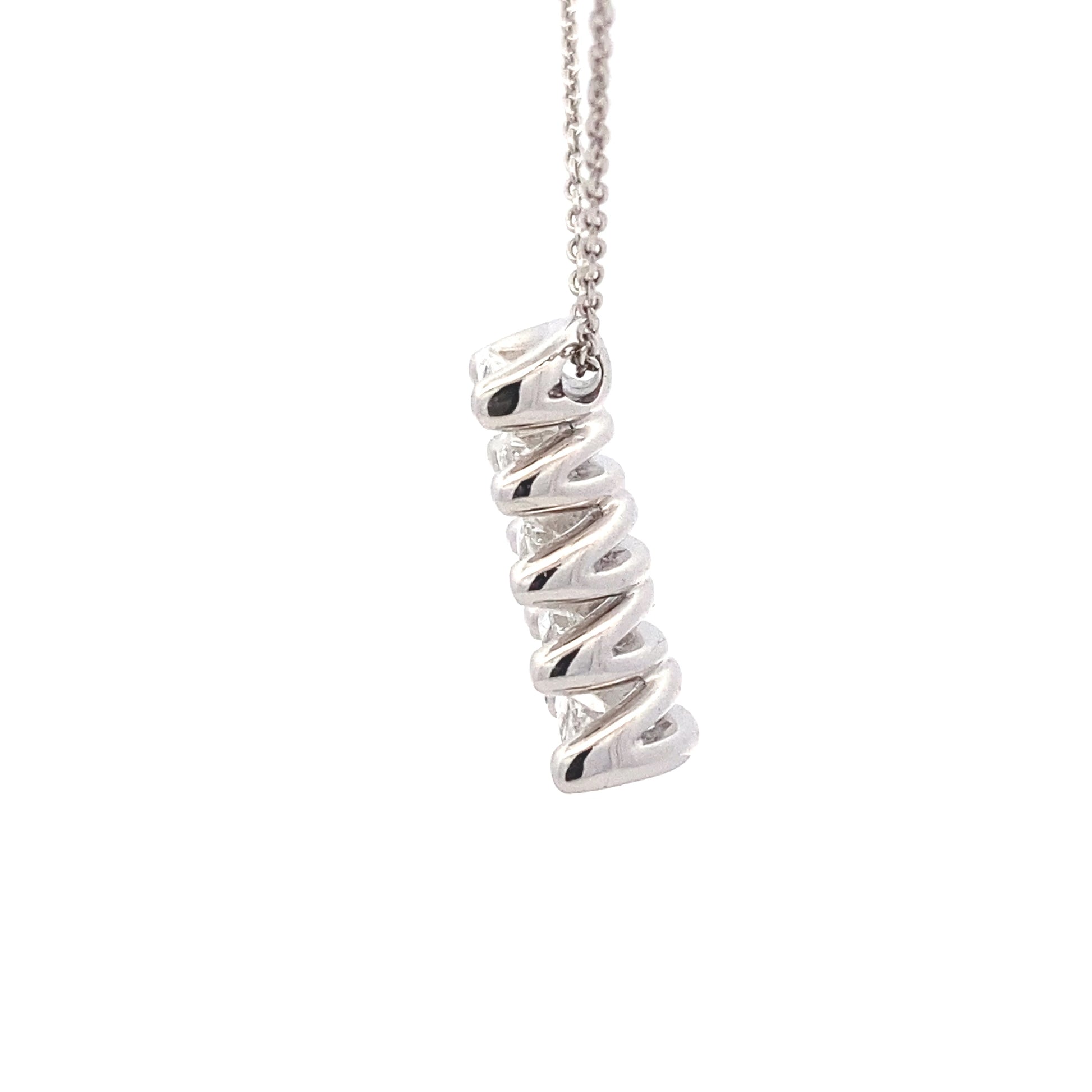 Marquise Shaped Diamond Fancy Style Pendant - 1.24cts Gardiner Brothers