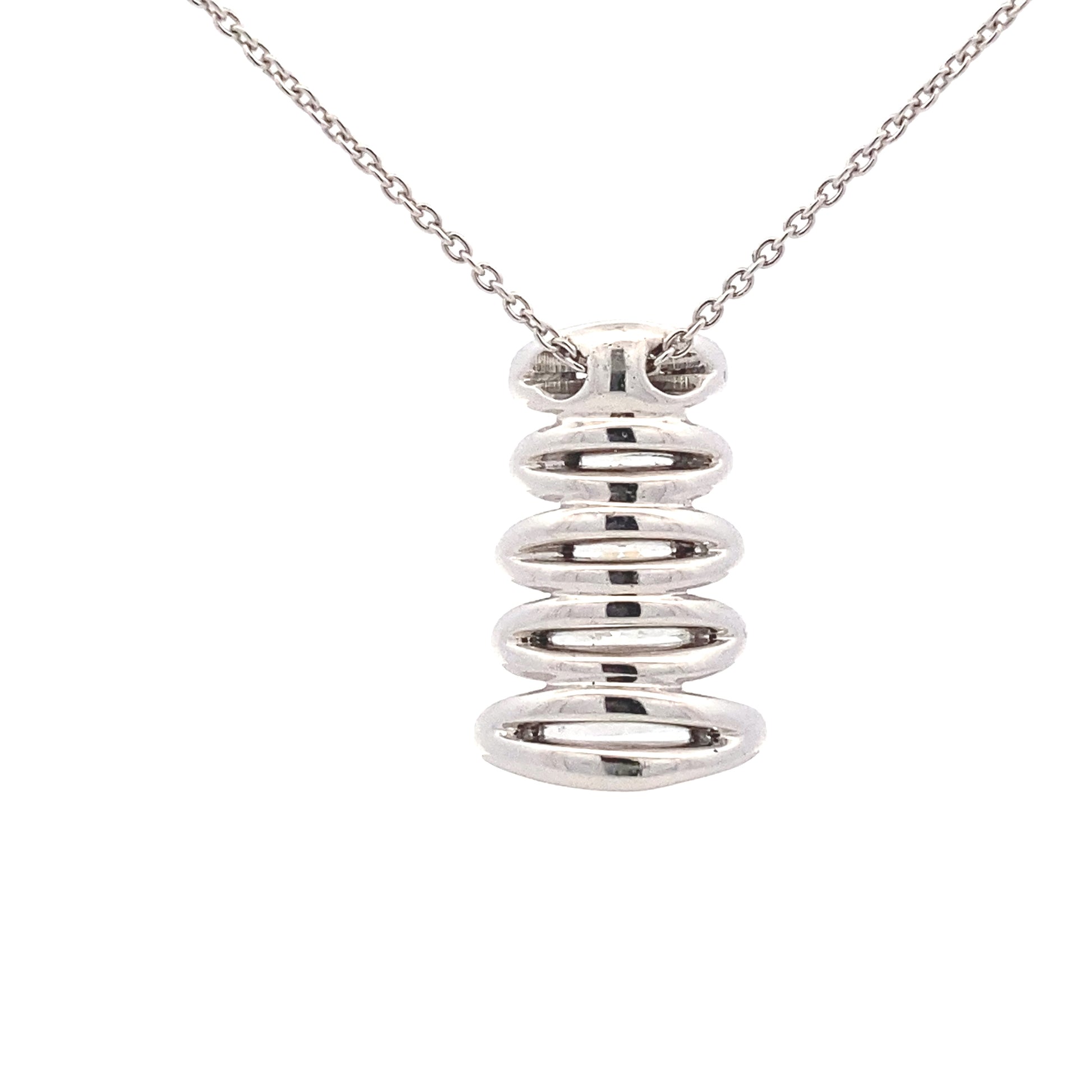 Marquise Shaped Diamond Fancy Style Pendant - 1.24cts Gardiner Brothers