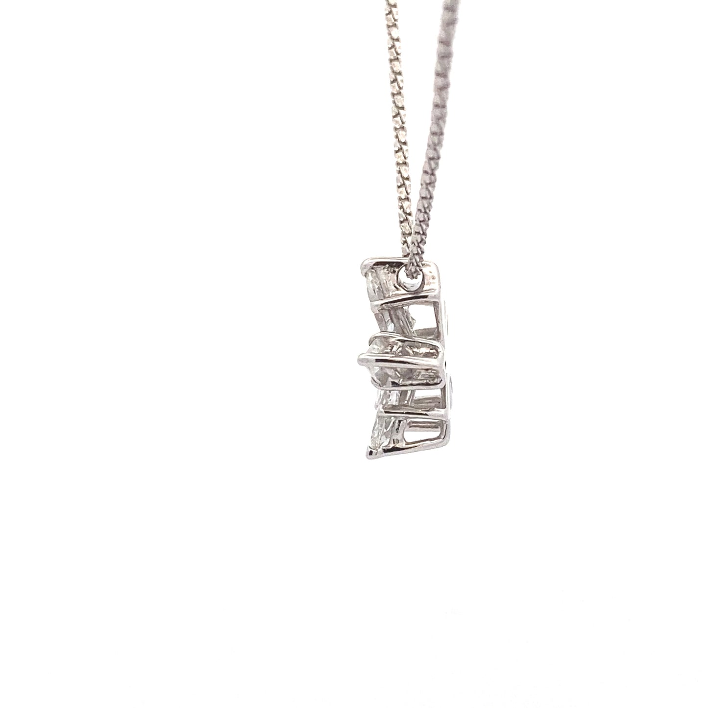 Marquise Shaped Diamond Star Pendant - 1.00cts Gardiner Brothers