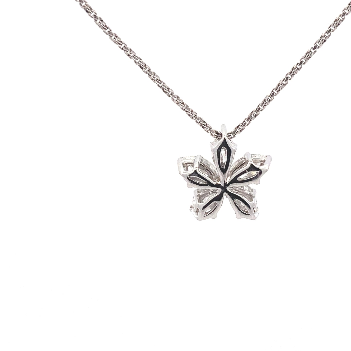 Marquise Shaped Diamond Star Pendant - 1.00cts Gardiner Brothers