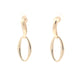 Yellow Gold Oval Shaped drop earring Gardiner Brothers