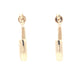 Yellow Gold Half Hoop Style Earrings Gardiner Brothers