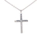 White Gold Cross pendant set with round brilliant cut diamonds Gardiner Brothers