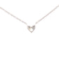 Heart Shaped diamond, floating solitaire pendant - 1.03cts Gardiner Brothers