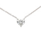 Heart Shaped diamond, floating solitaire pendant - 1.03cts Gardiner Brothers