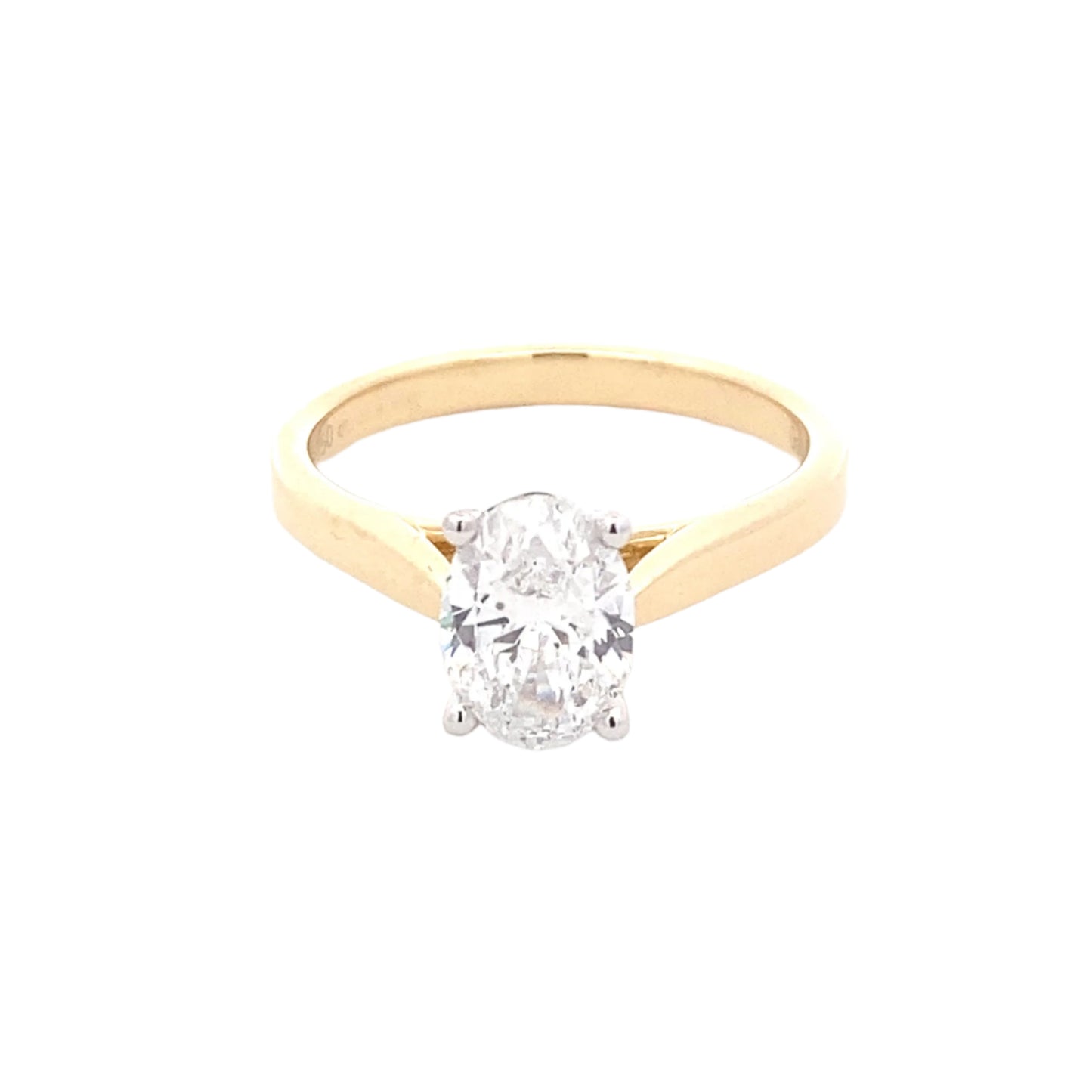 Oval Shaped Diamond Solitaire Ring - 1.20cts Gardiner Brothers
