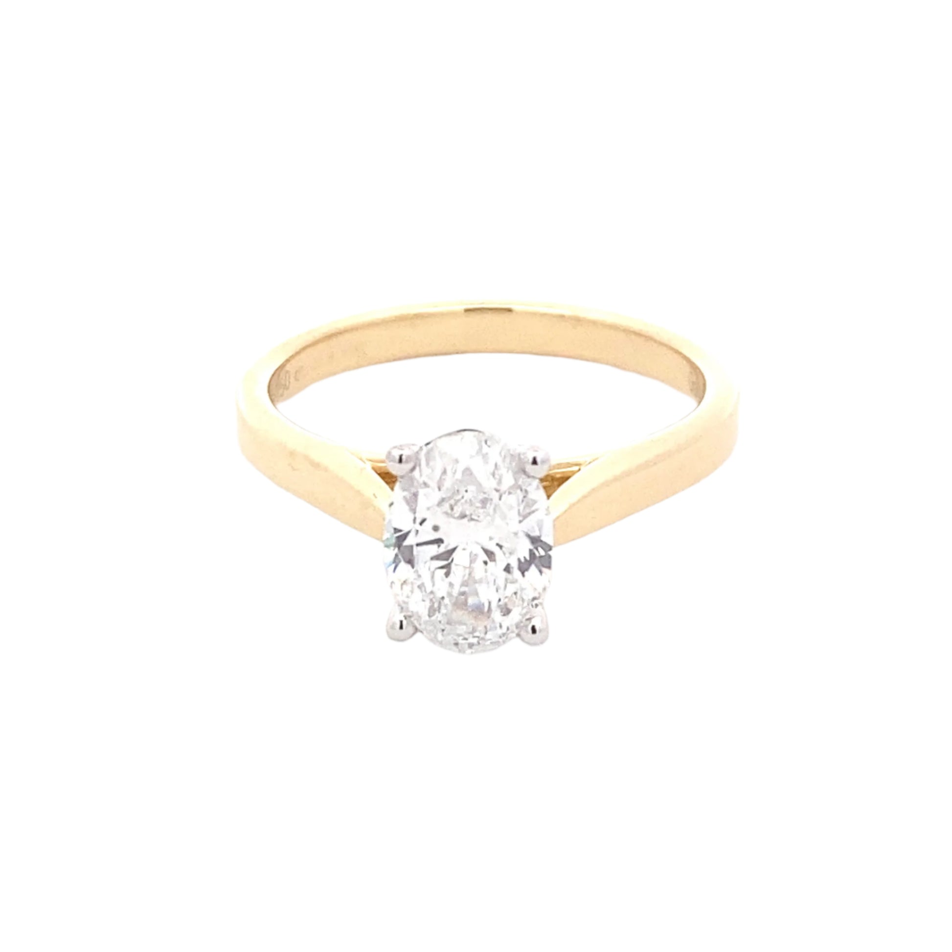 Oval Shaped Diamond Solitaire Ring - 1.20cts Gardiner Brothers