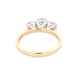 Round brilliant cut diamond 3 stone ring - 1.64cts Gardiner Brothers
