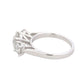 Round brilliant cut diamond 3 stone ring - 2.57cts Gardiner Brothers