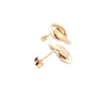 Yellow Gold Link Marquise Shaped Earrings Gardiner Brothers