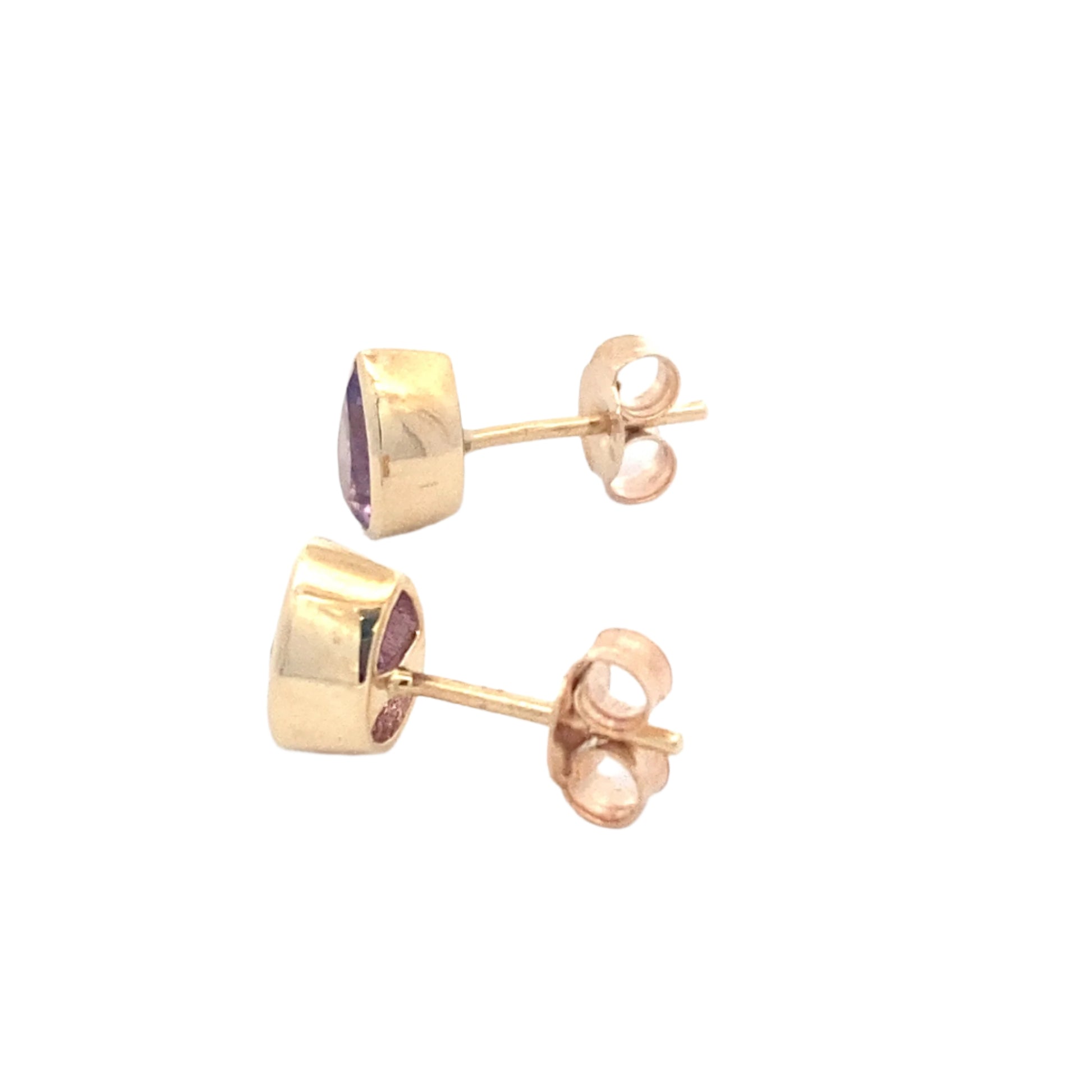 Pear Shaped Amethyst Earrings Gardiner Brothers