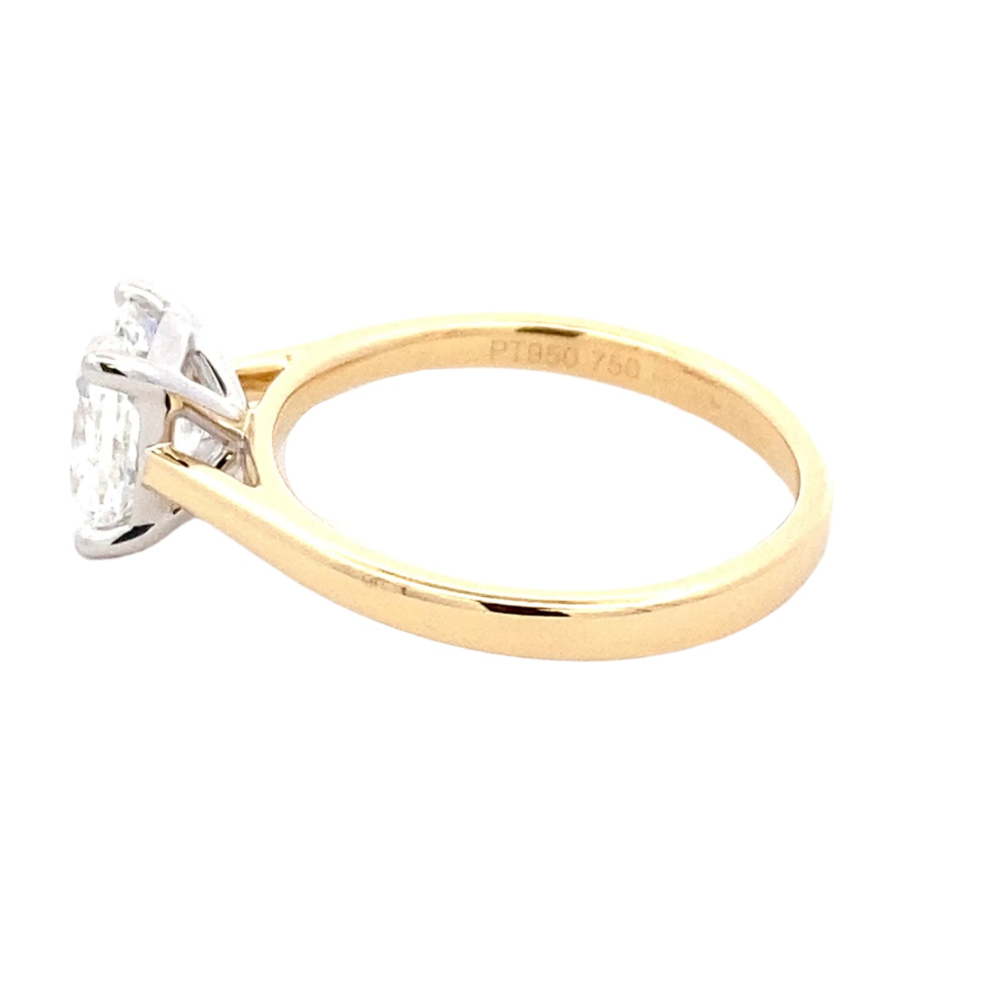 Elongated cushion shaped diamond solitaire ring - 1.50cts Gardiner Brothers