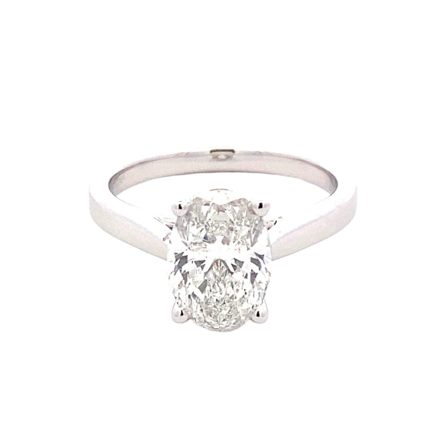 Oval shaped diamond solitaire ring - 2.05cts Gardiner Brothers