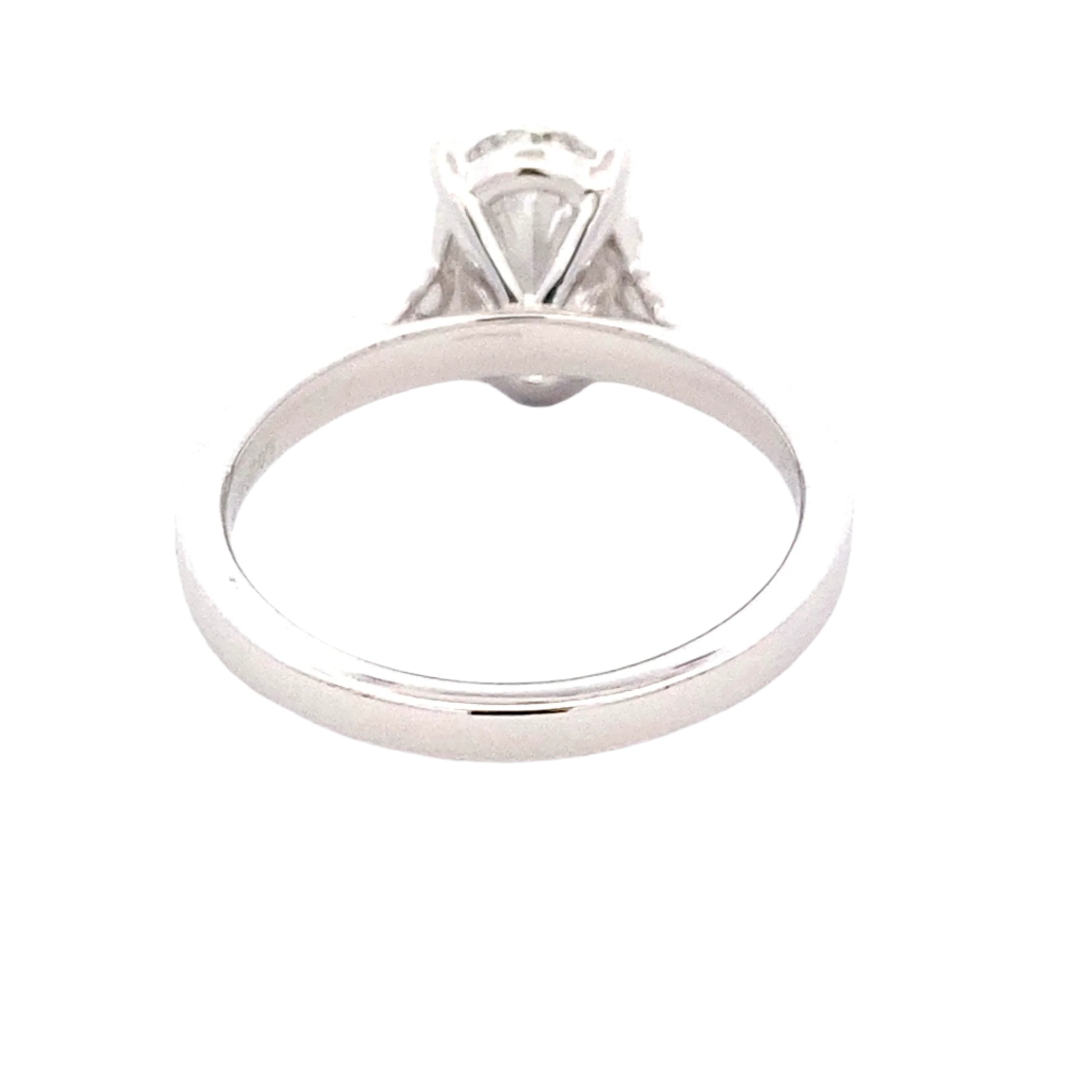 Oval shaped diamond solitaire ring - 2.05cts Gardiner Brothers